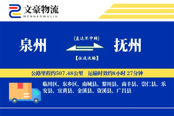 泉州到抚州长途搬家公司-家具除尘运输专线-快捷搬家服务