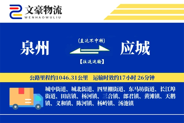 泉州到应城长途搬家公司-家电拆卸运输专线-贵重物品搬运